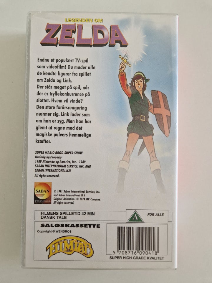 Animation LEGENDEN OF ZELDA/VHS