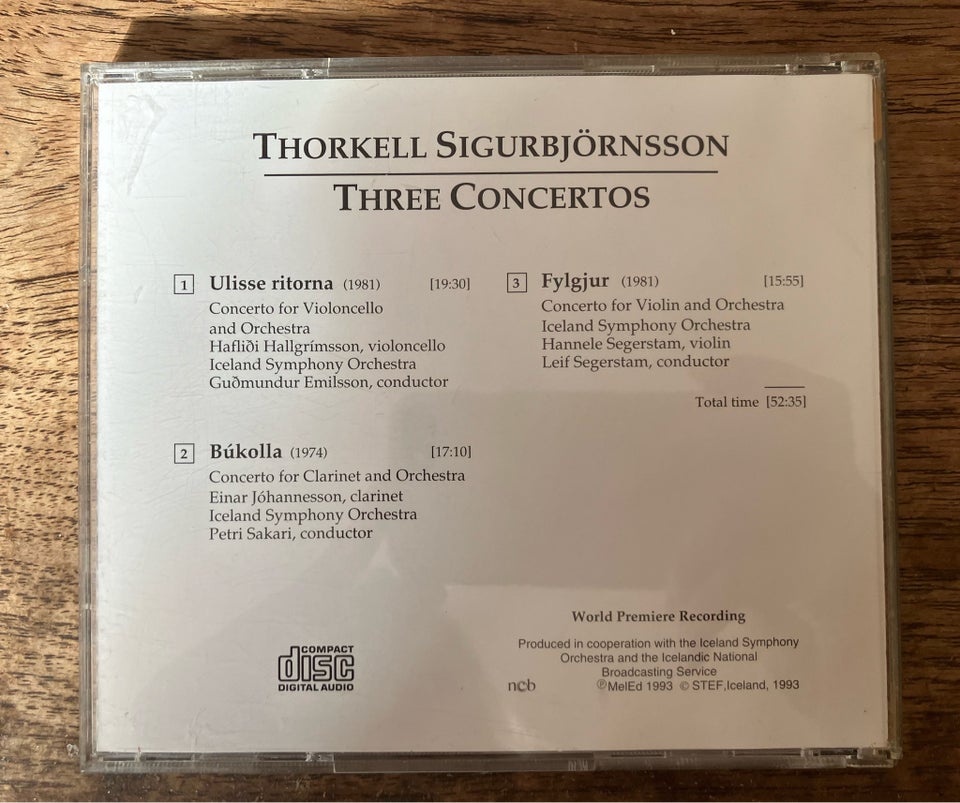 Porkell Sigurbjørnson: Three