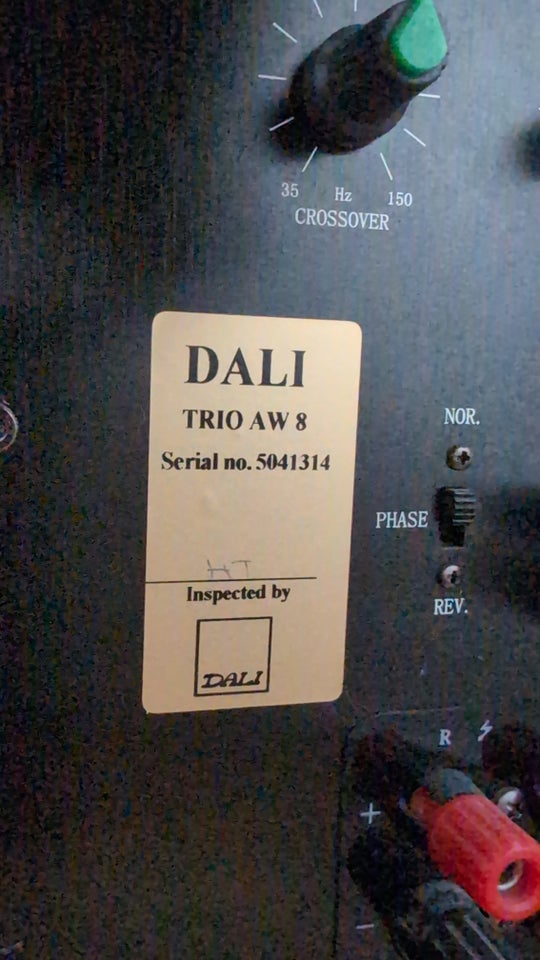 Subwoofer, Dali, Trio AW 8