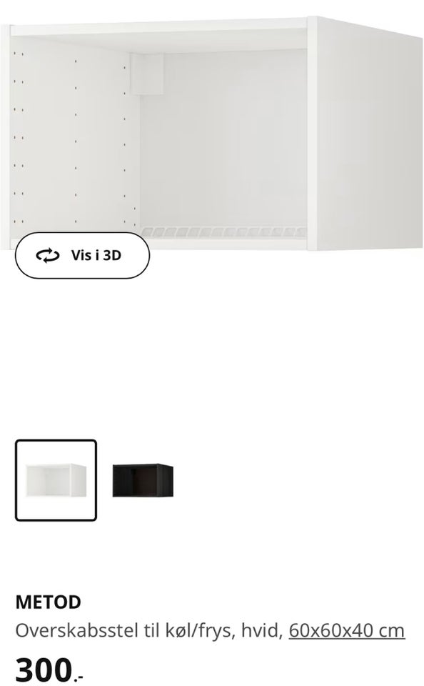 Overskabe IKEA Metod