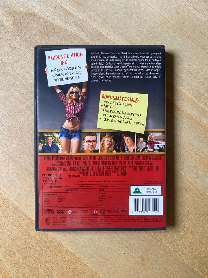 Bad Teacher (2011) DVD komedie