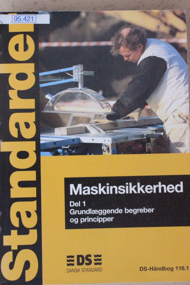 Maskinsikkerhed, DS-Håndbog,