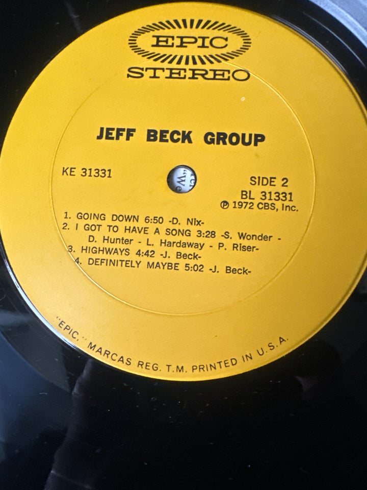 LP, Jeff beck group