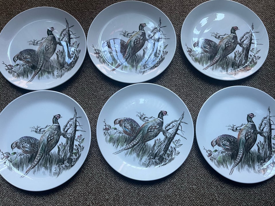 Porcelæn Tallerkner Game Birds