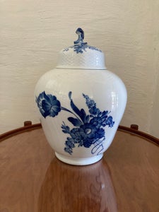 Porcelæn Stor lågkrukke nr 1791 i