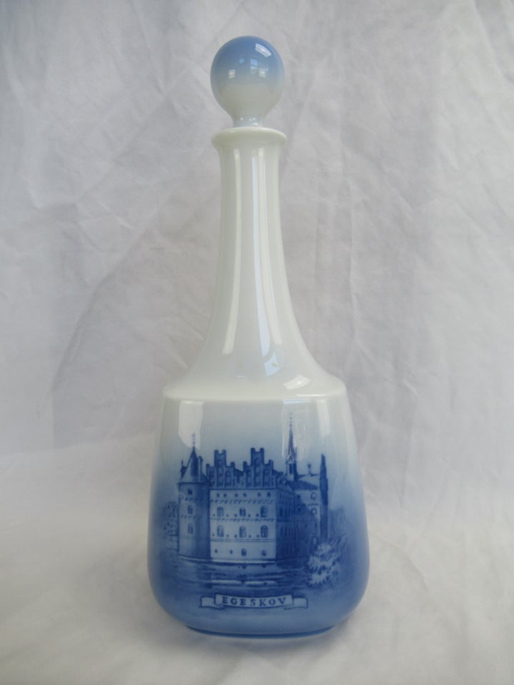 Porcelæn, Dramflaske Med Egeskov,