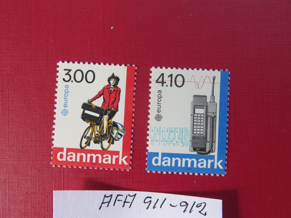 Danmark, postfrisk, AFA 911/912