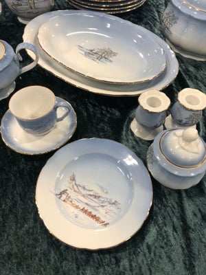 Porcelæn Tallerken Fad skål