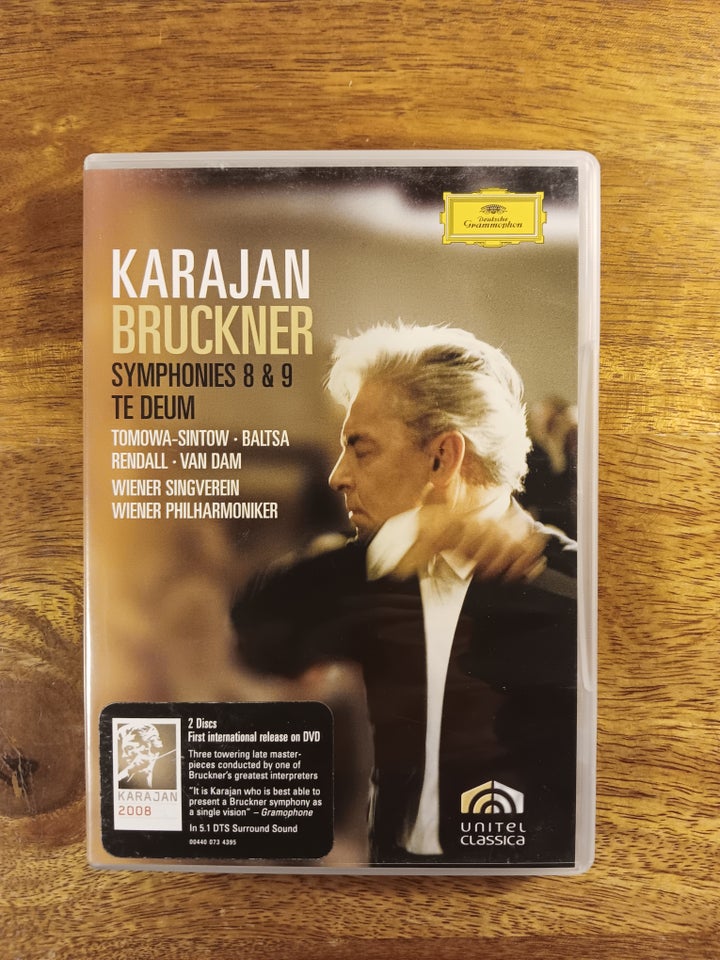 Bruckner: Symfoni 8-9, DVD, andet