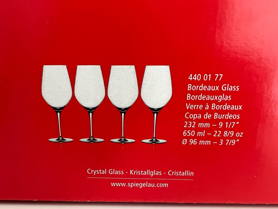 Glas Spiegelau Bordeaux vinglas 8