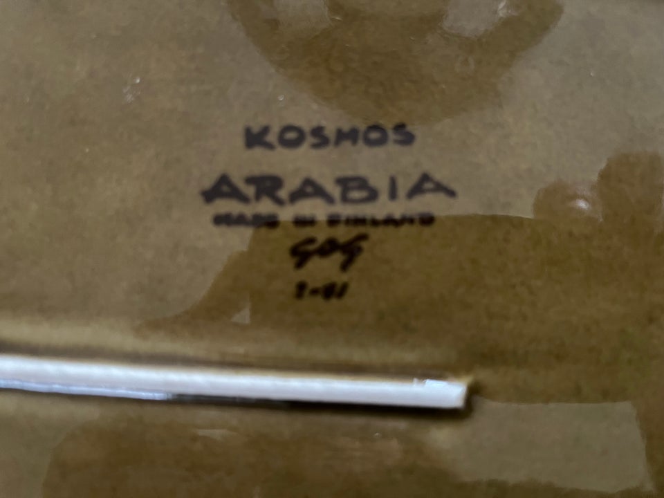 Porcelæn Fad Arabia Kosmos