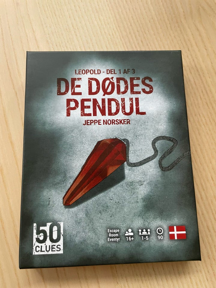 De dødes pendul, Escape room spil,