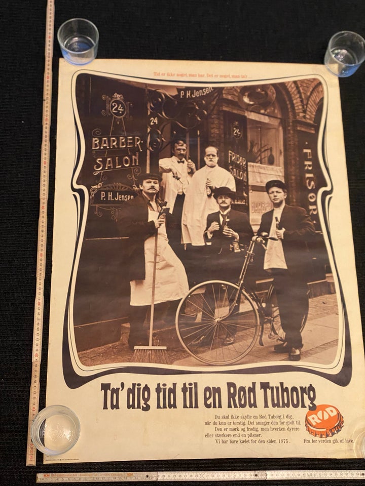 Plakat, Rød Tuborg, motiv: