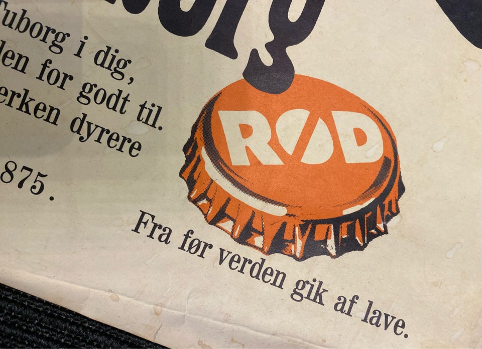 Plakat, Rød Tuborg, motiv: