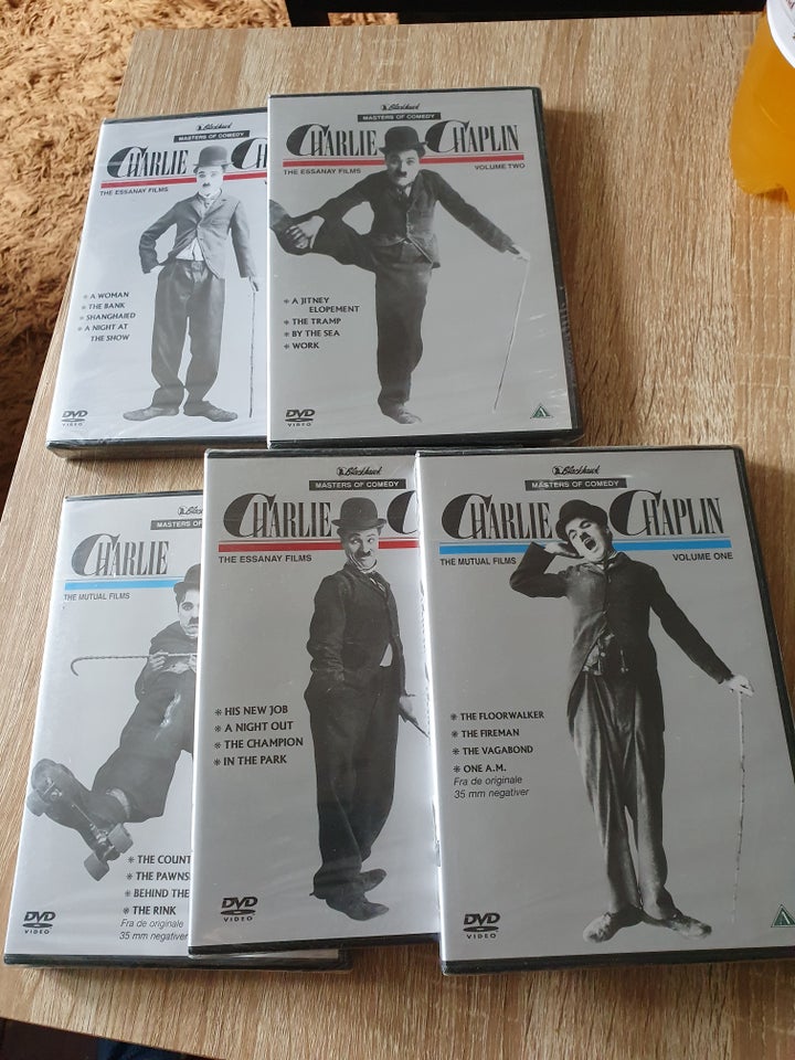 5 Charlie Chaplin, DVD, andet