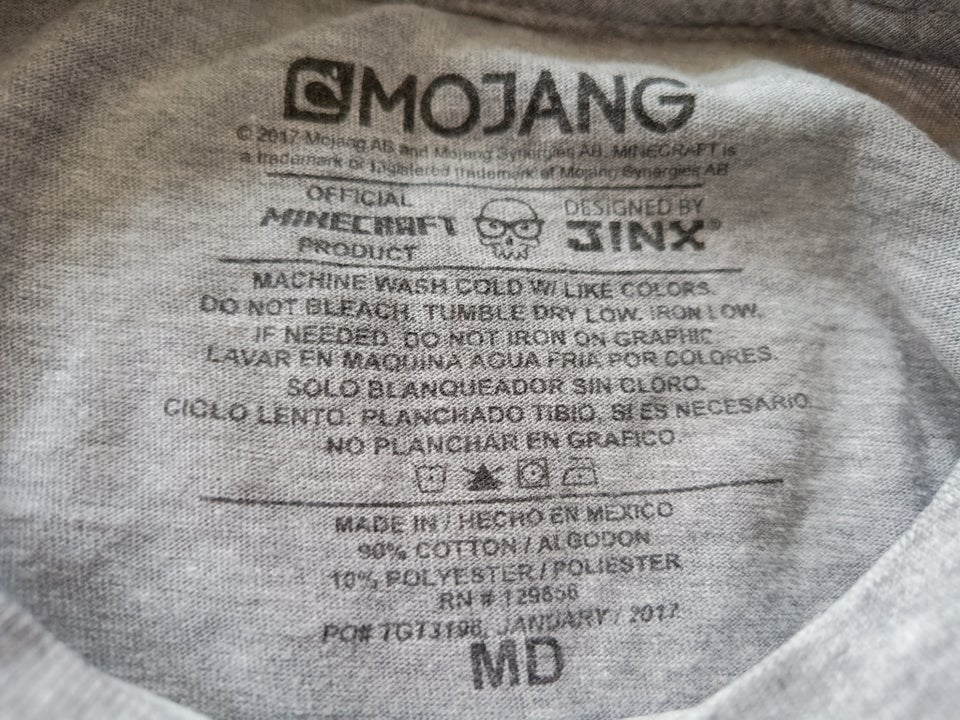 T-shirt, -, Mojang