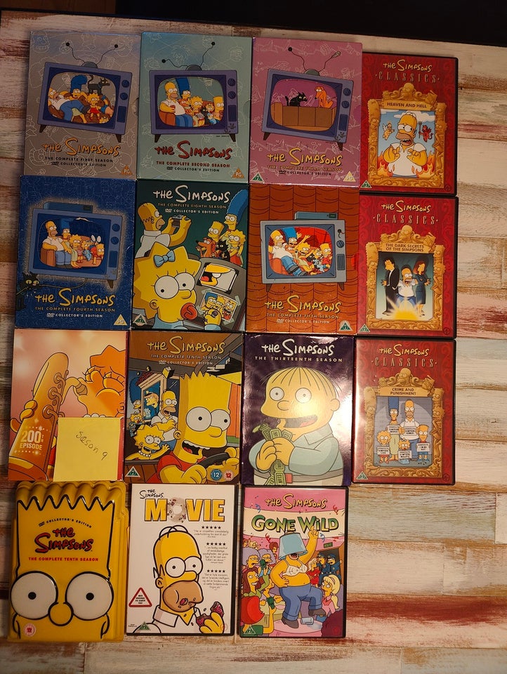 The Simpsons, instruktør -, DVD