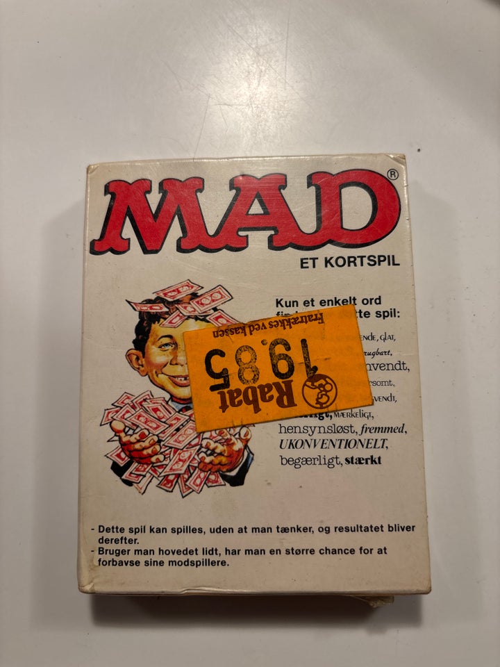 Mad et kort spil, Familie, kortspil