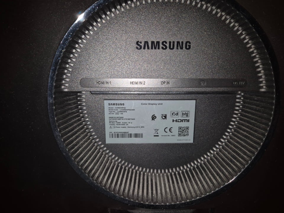 Samsung, C24RG50FQU, 24 tommer