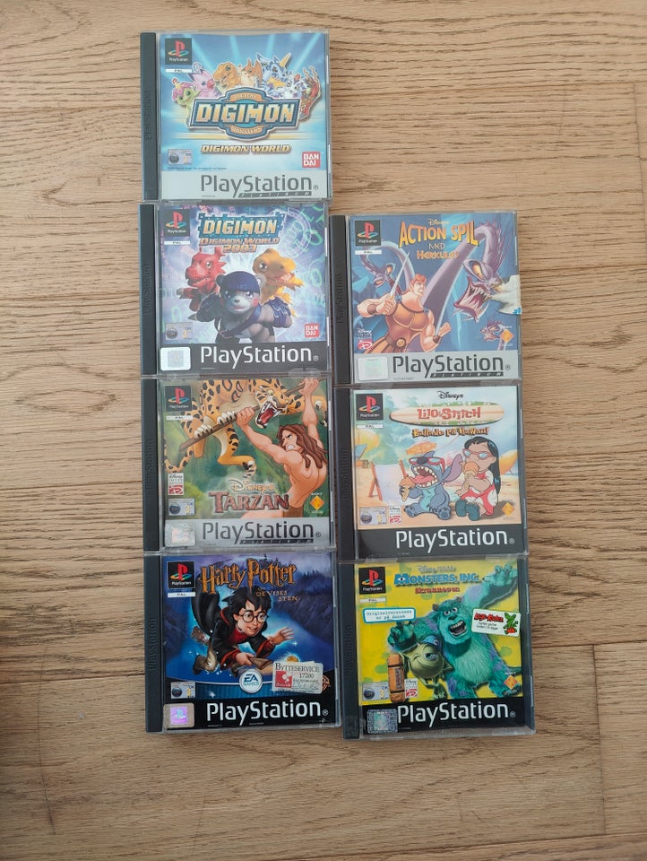 Blandede spil til PS1 og PS2 PS1 og