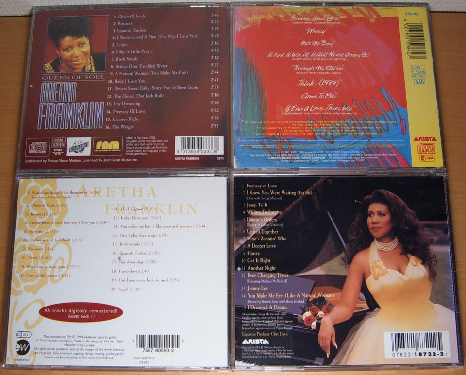 Aretha Franklin: 4 Titler, RB