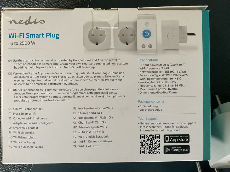 Stikdåse, Nedis smart plug