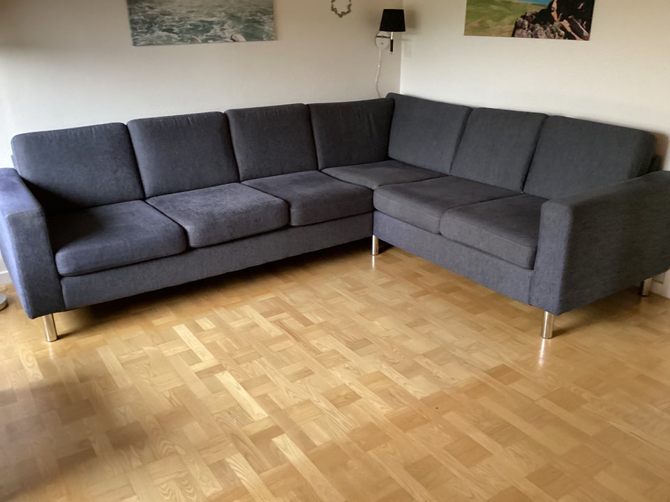 Hjørnesofa, stof, 5 pers.