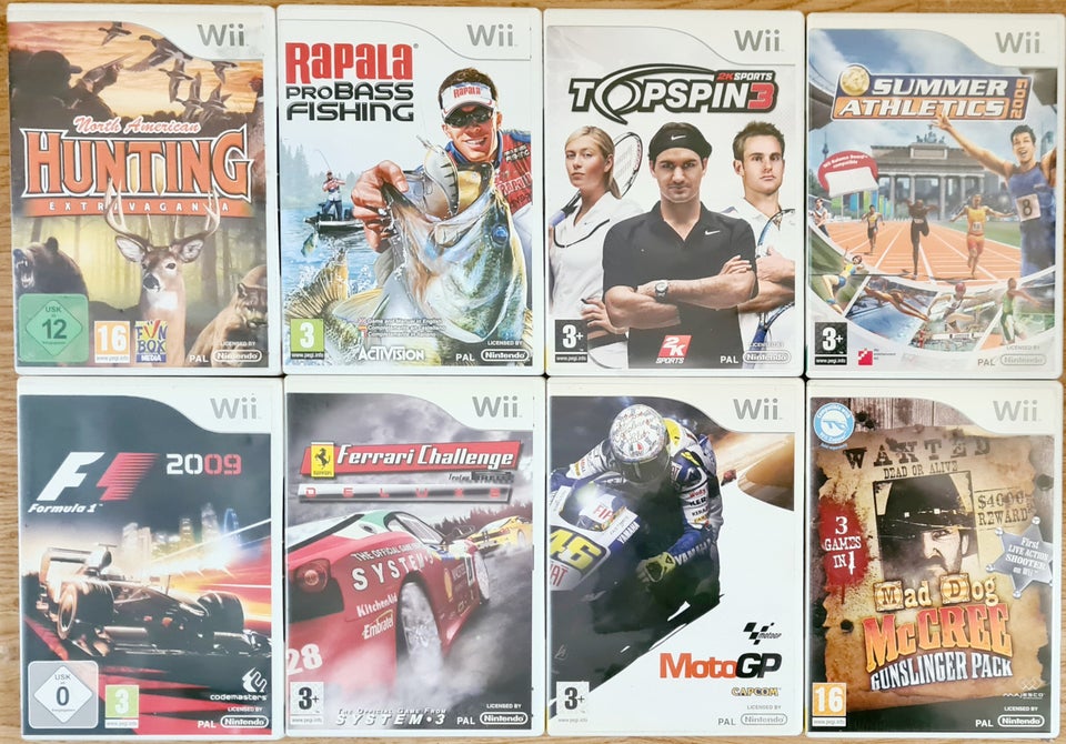 16 Action og Sports Spil Nintendo