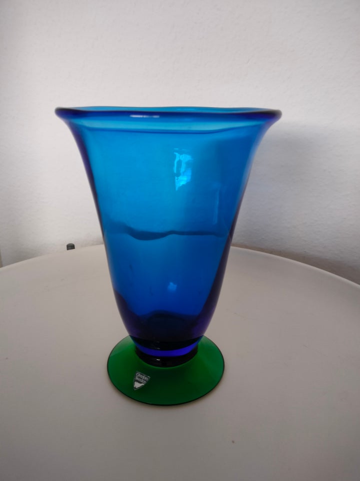 Glas, Orrefos Sweden Glas Vase,