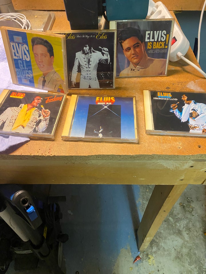 Elvis originale cd’er Fra 80 erne