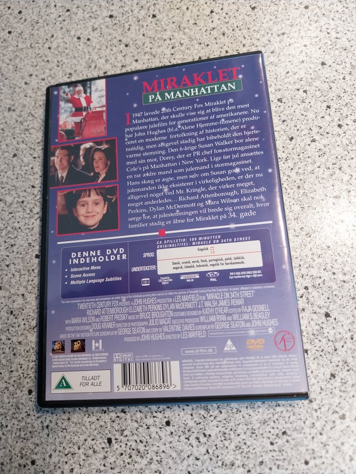 Miraklet på Manhattan, DVD,