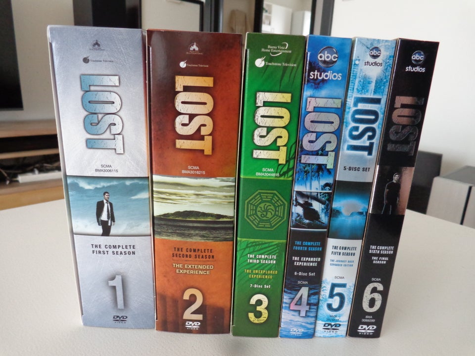 Lost Season 1-6, DVD, science