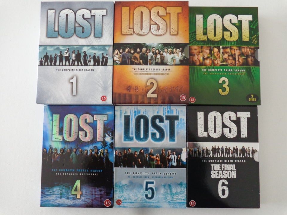 Lost Season 1-6, DVD, science