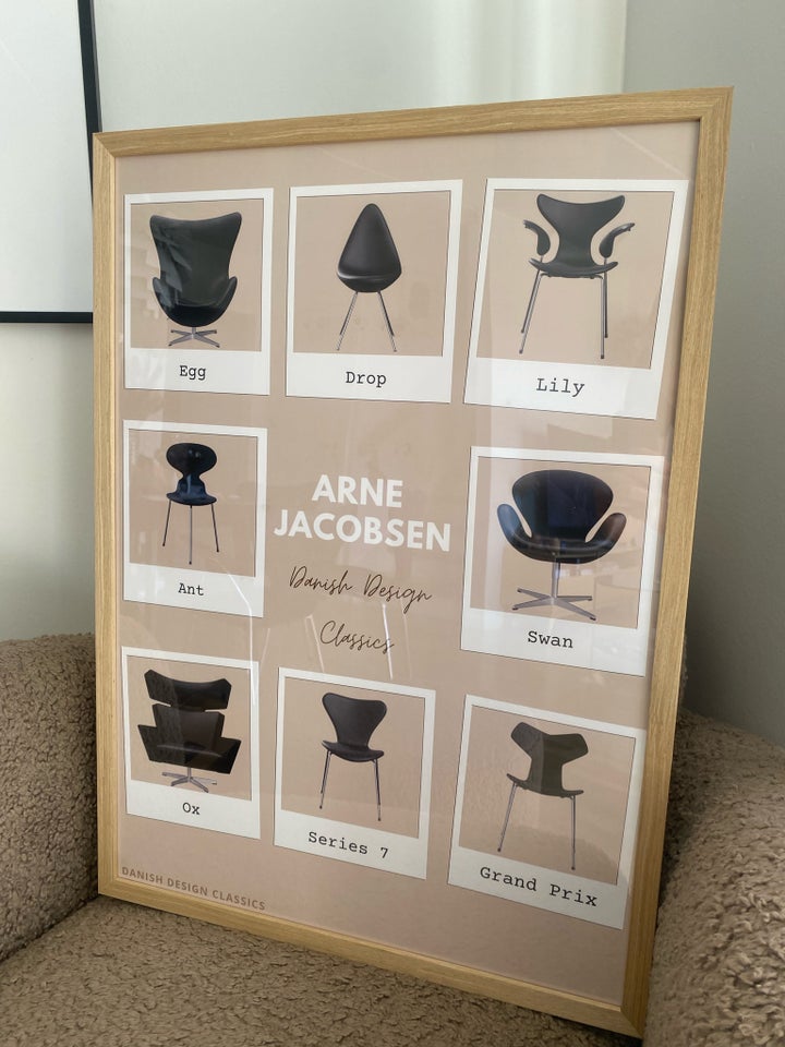 Plakat  motiv: Arne Jacobsen b: 50