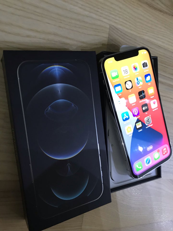 iPhone 12 Pro Max, 128 GB, sort