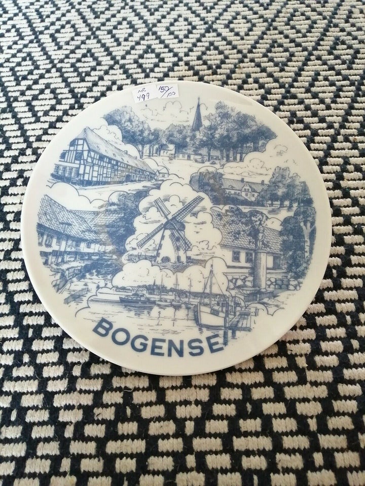 Bogense Porcelæn platte Bygdø