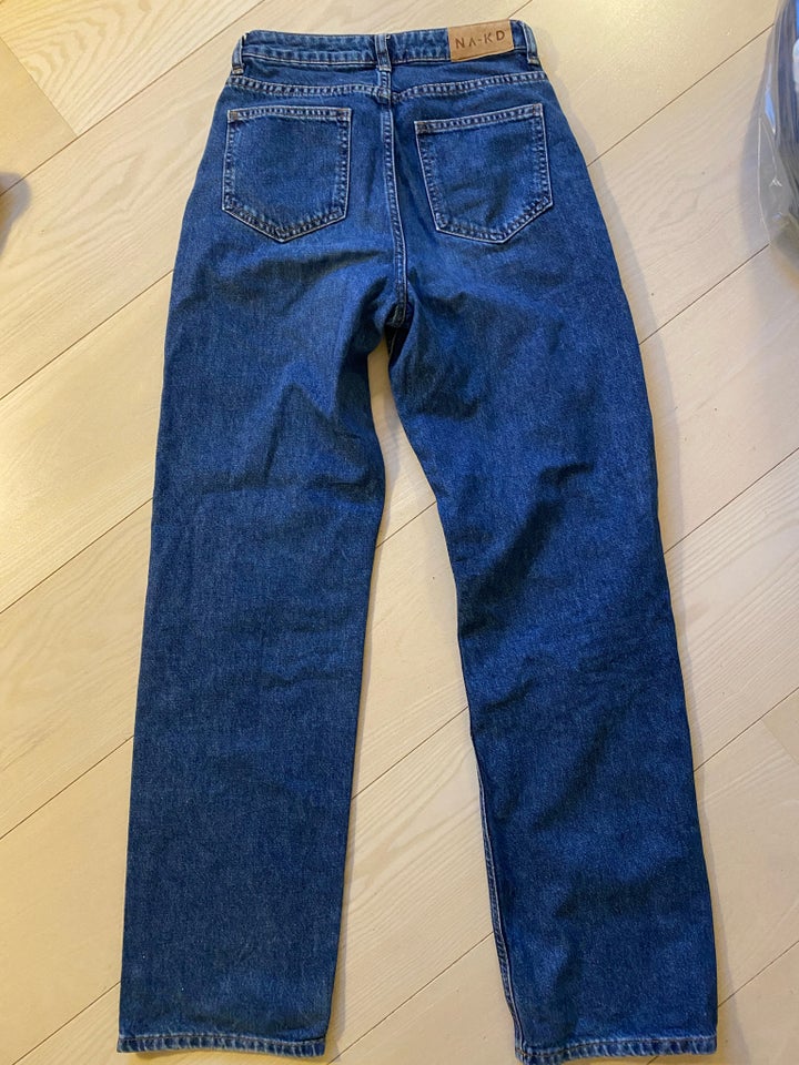 Jeans, Mørkeblå højtaljede jeans ,