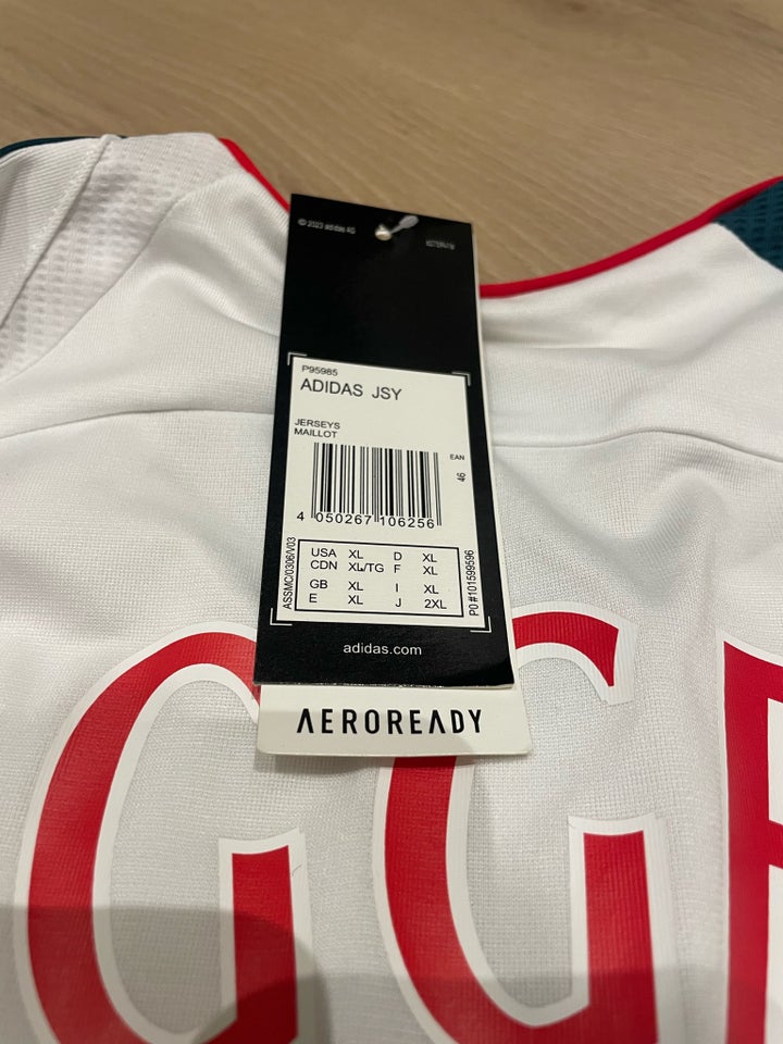 Fodboldtrøje, Adidas, str. XL