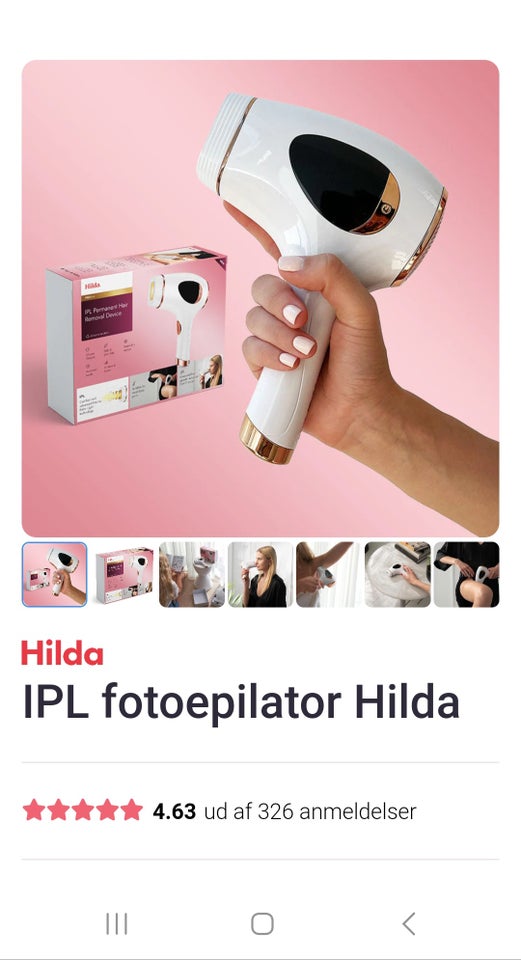 Hårfjerning, Ipl fotoepilator,