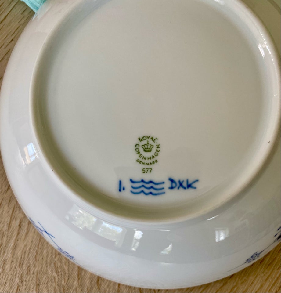 Porcelæn Skål Musselmalet Royal