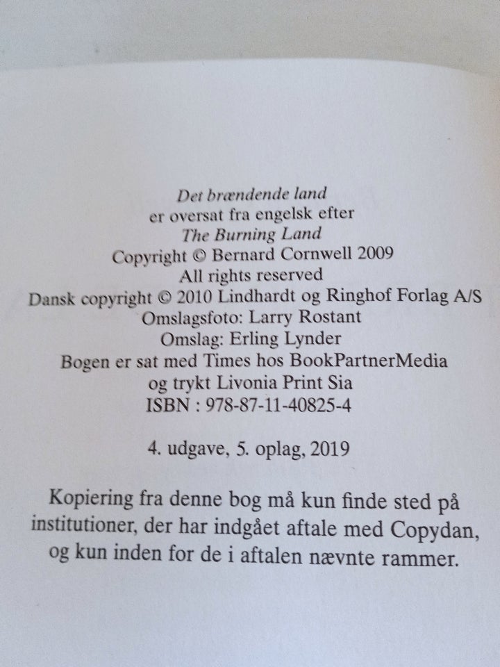 det brændende land, bernard