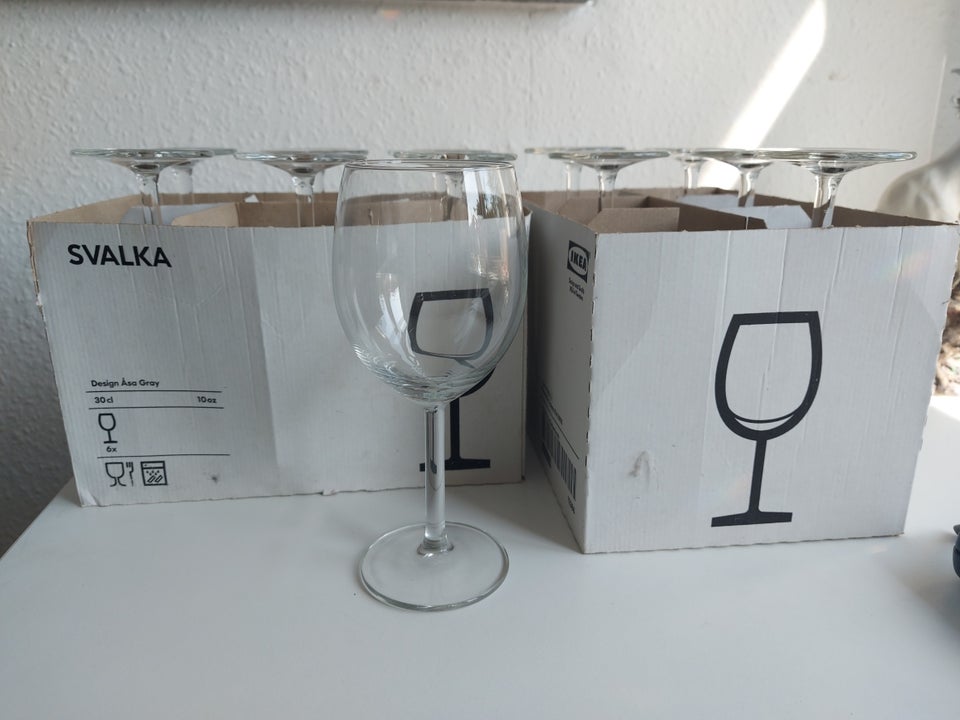 Glas Vinglas Ikea Svalka