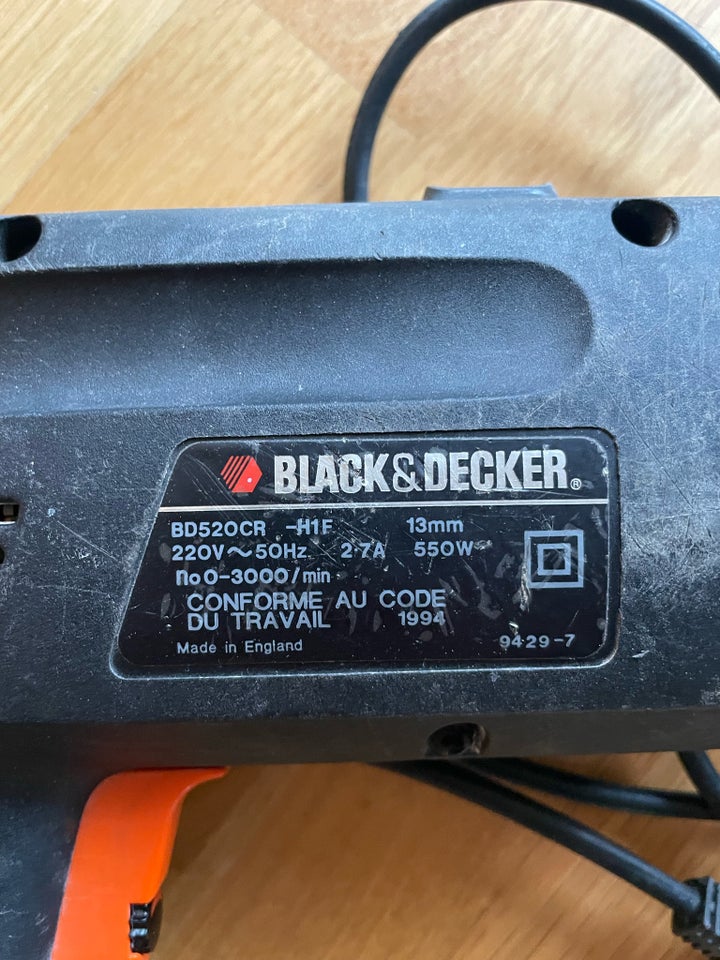 Slagboremaskine, Blackdecker