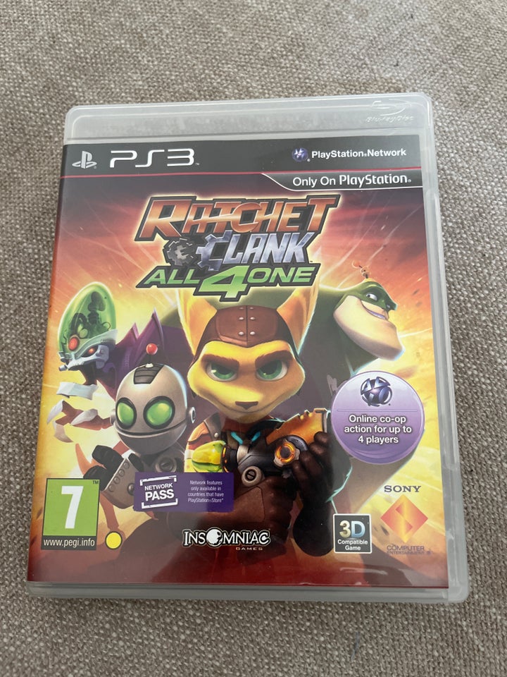 Ratchet Clank All 4 One PS3 action