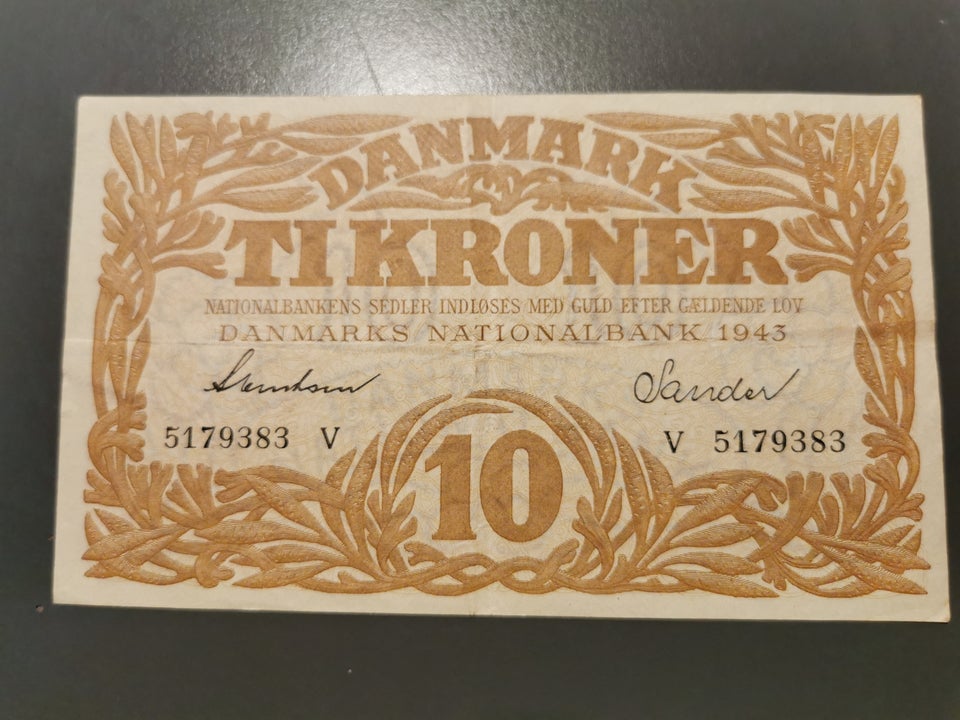 Danmark, sedler, 10 kr