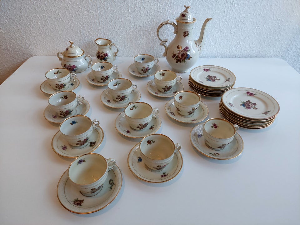 Porcelæn, Kaffestel, sukkerskål