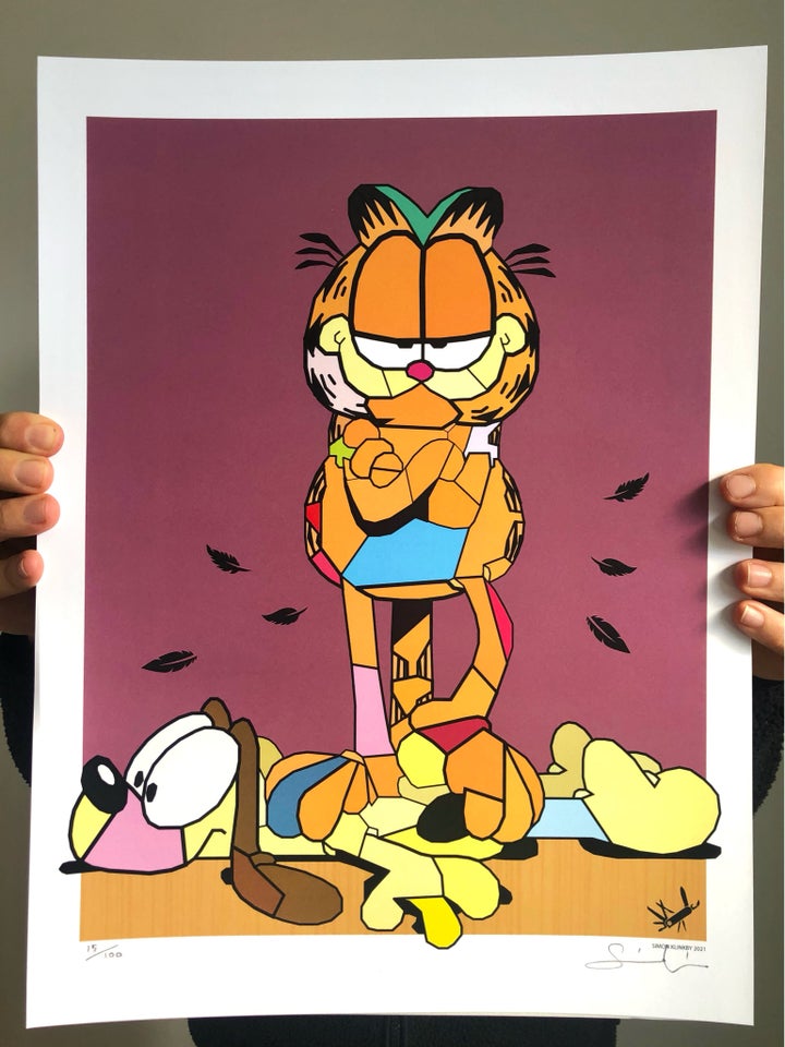 Grafisktryk, SK, motiv: Garfield