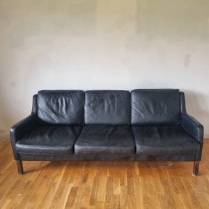 Sofa læder 3 pers