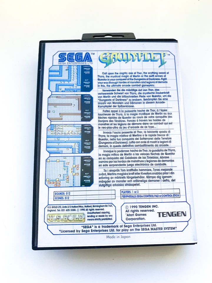 Gauntlet, Sega Master System