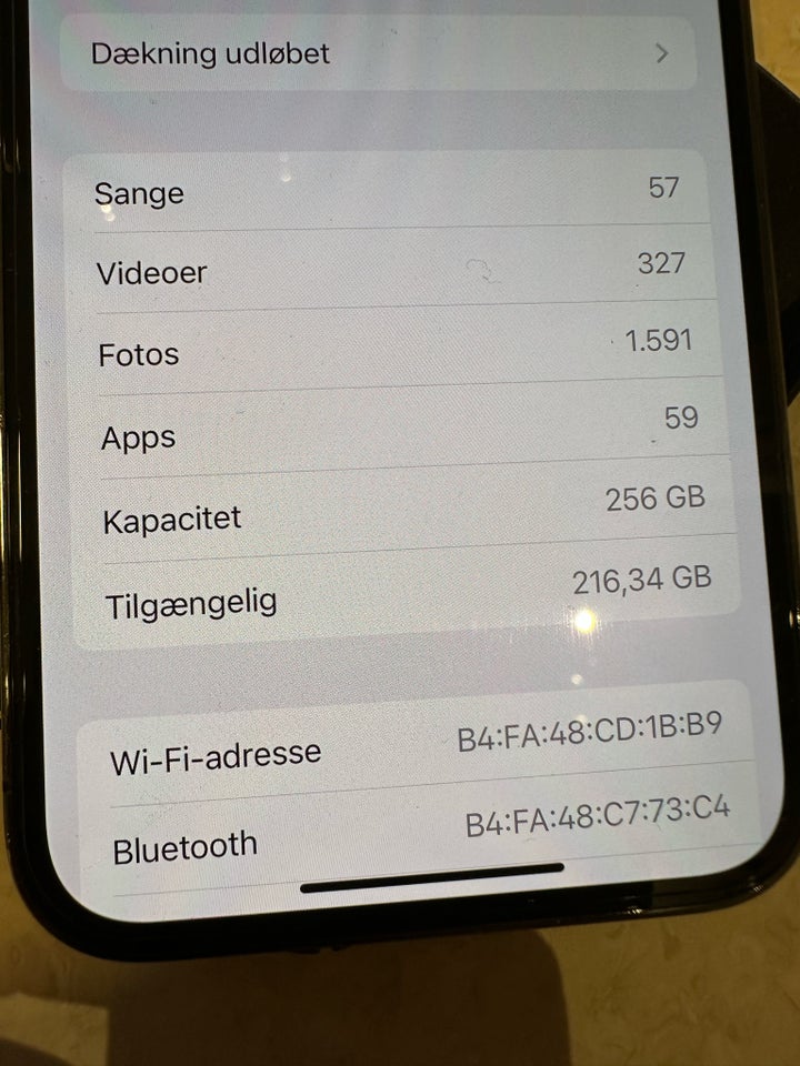 iPhone 12 Pro, 256 GB, sort